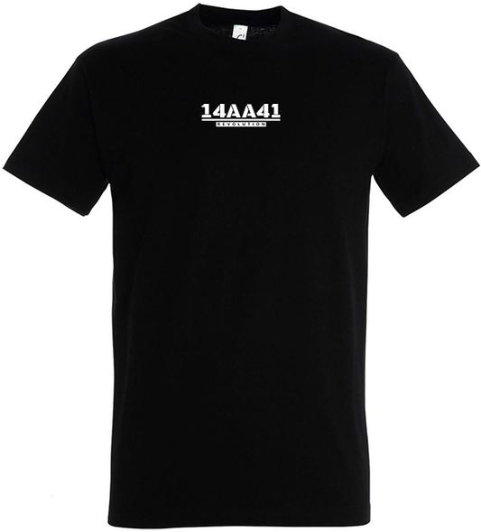 A41 black T-shirt white logo