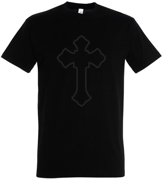 Holy spirit black T-shirt black logo