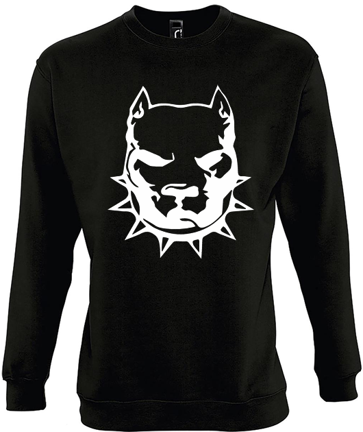 King Alpha black sweatshirt white logo