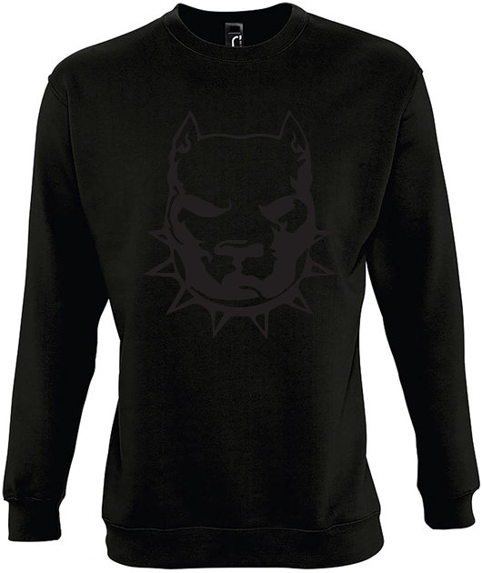 King Alpha black sweatshirt black logo