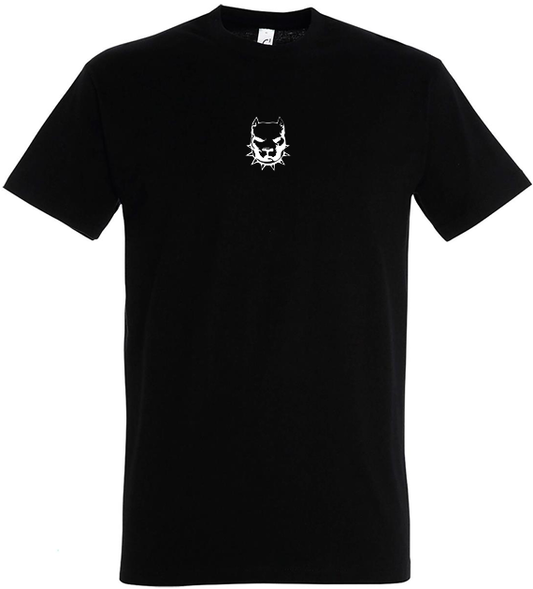 King Alpha black T-shirt white logo