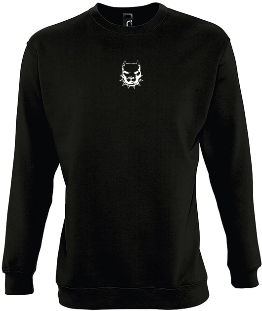 King Alpha black sweatshirt white logo