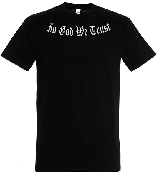 Holy spirit black t-shirt old english