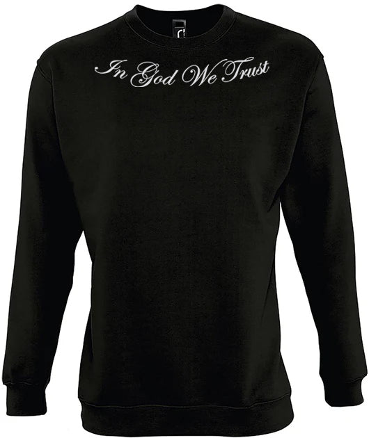 Holy spirit black sweatshirt cursive