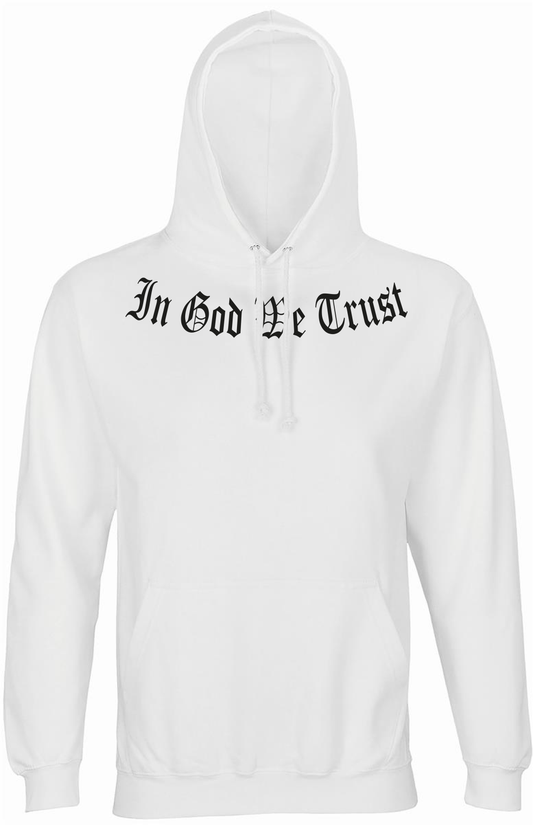 Holy spirit white hoodie old english