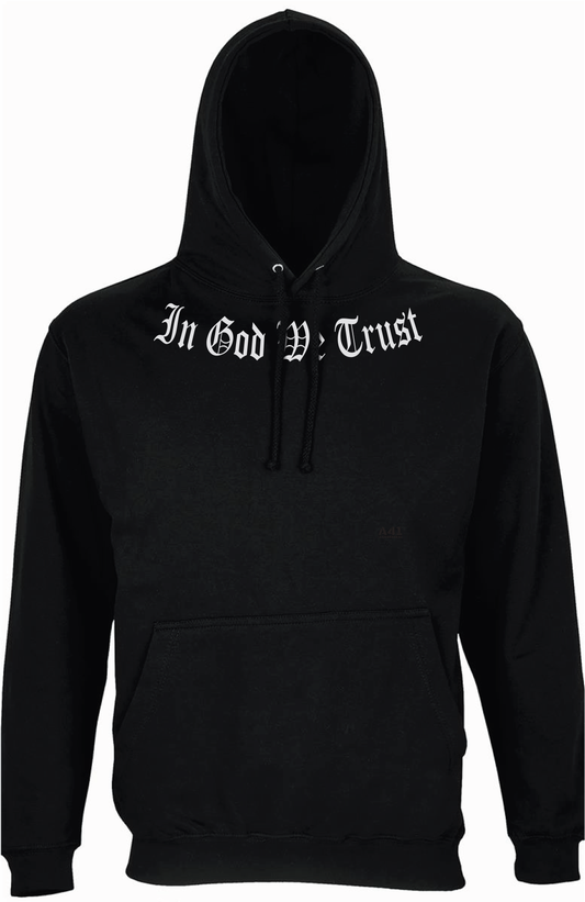 Holy spirit black hoodie old english