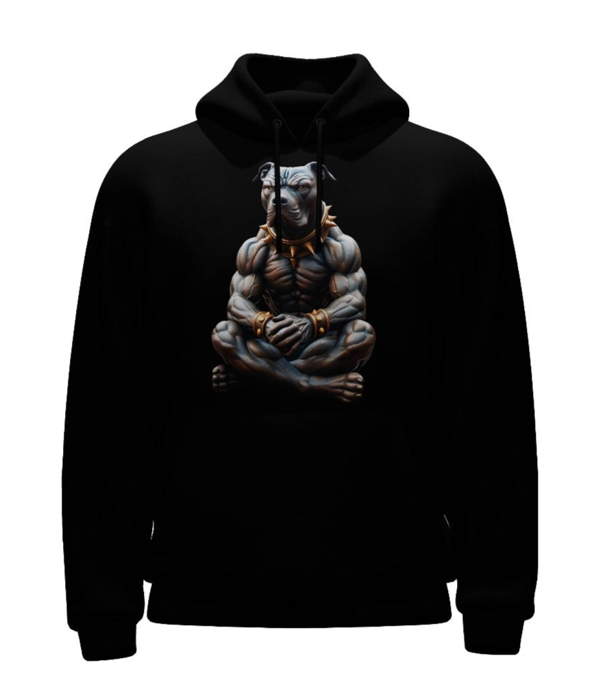 King Alpha black hoodie Alpha Titan