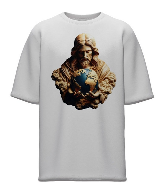 Holy spirit white T-shirt Heal the world